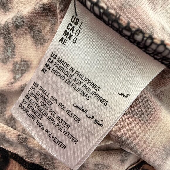 I.N.C international Concepts Faux Wrap Midi Dress Cheetah Sleeveless Scoop Neck - Picture 7 of 13